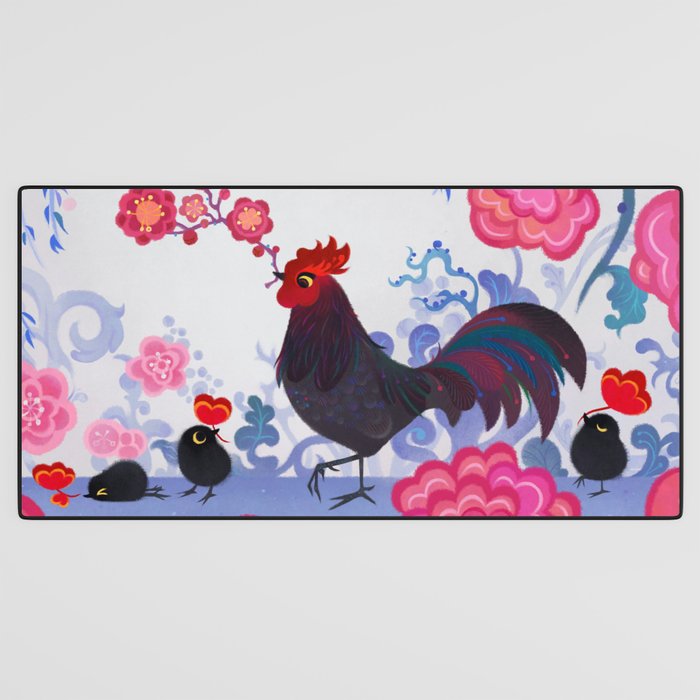 The Year of the Rooster Desk Mat Gallery Image 3