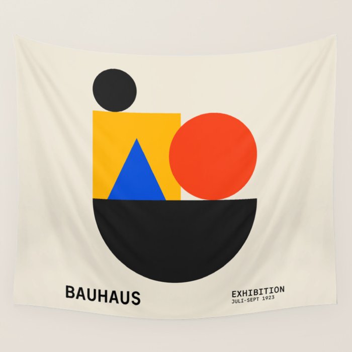 Balance 02: Bauhaus Mid-Century Edition Wall Tapestry Gallery Image 4