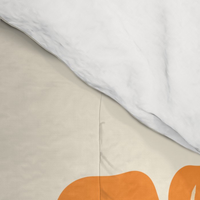 Midcentury Nasturtium on Vines Comforter Gallery Image 4