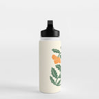 Midcentury Nasturtium on Vines Water Bottle Gallery Image 3
