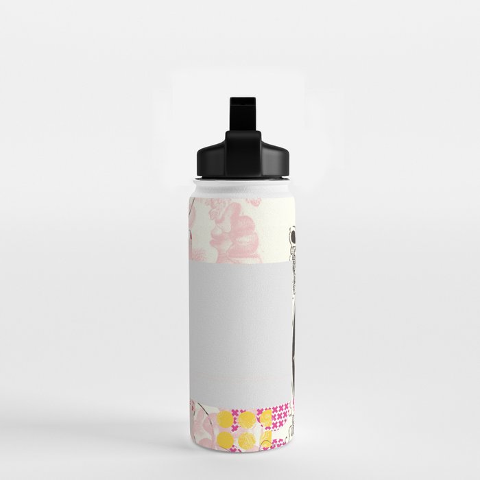 daydream red rosa mix Water Bottle Gallery Image 2