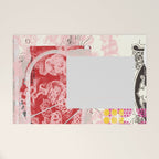 daydream red rosa mix Welcome Mat Gallery Image 1
