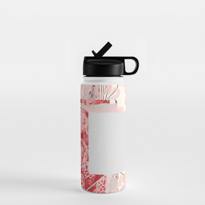 daydream red rosa mix Water Bottle Gallery Image 1