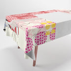 daydream red rosa mix Tablecloth Gallery Image 1