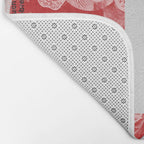 daydream red rosa mix Bath Mat Gallery Image 2