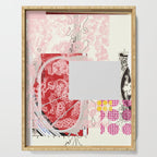 daydream red rosa mix Serving Tray Gallery Image 1