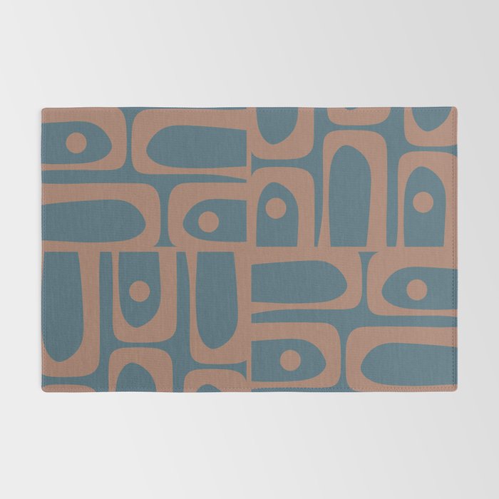Mid Century Modern Piquet 11 Inspired by PANTONE 17 1230 Color of the Year Mocha Mousse Rug Gallery Image 2