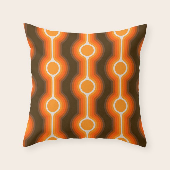 Golden Canyon Drops Throw Pillow Gallery Image 6