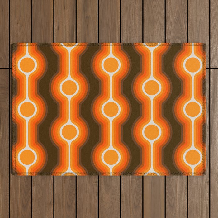 Golden Canyon Drops Outdoor Rug Gallery Image 1