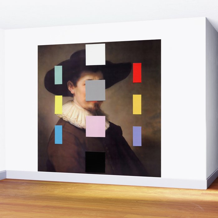 Portrait with a Spectrum 11 Wall Mural Gallery Image 2