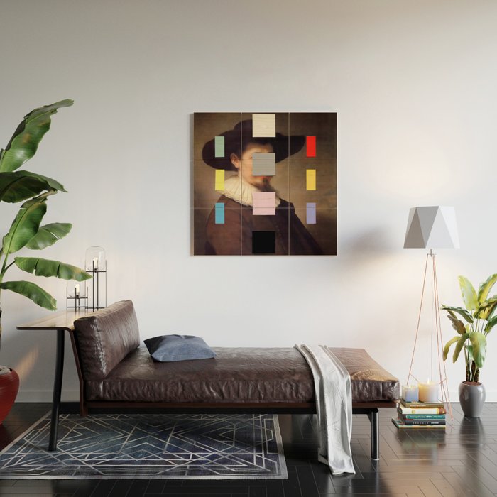 Portrait with a Spectrum 11 Wood Wall Art Gallery Image 2