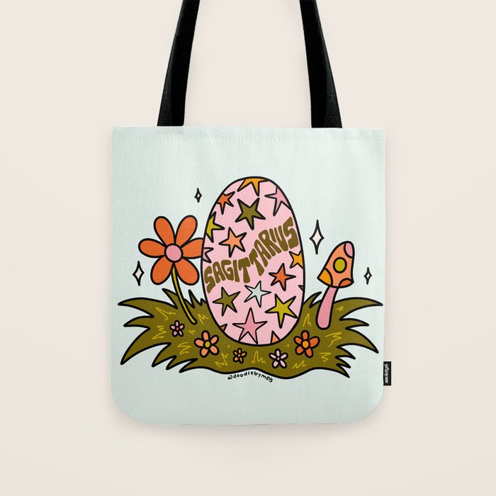 Sagittarius Easter Egg Tote Bag Gallery Image 1