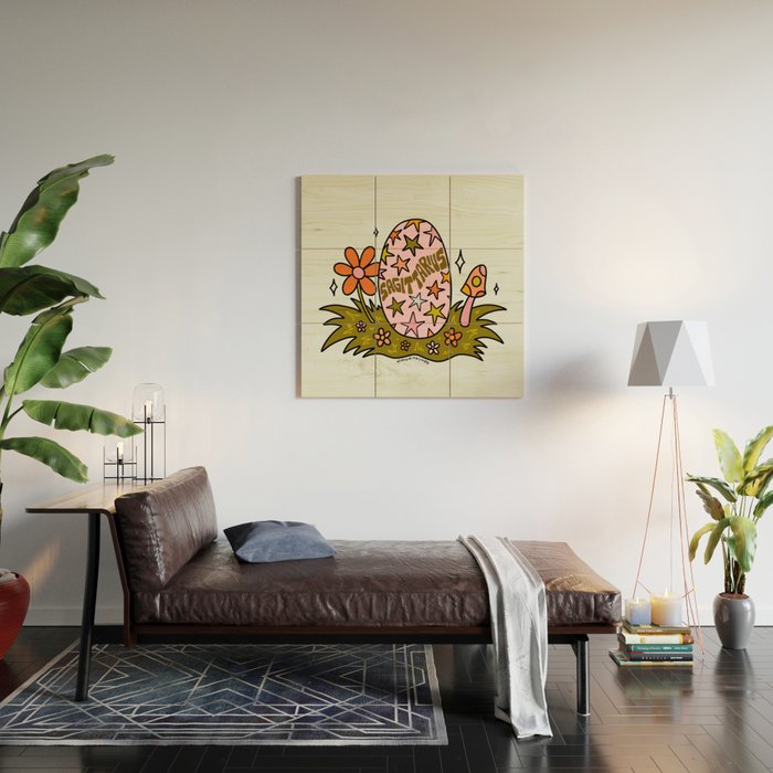 Sagittarius Easter Egg Wood Wall Art Gallery Image 2