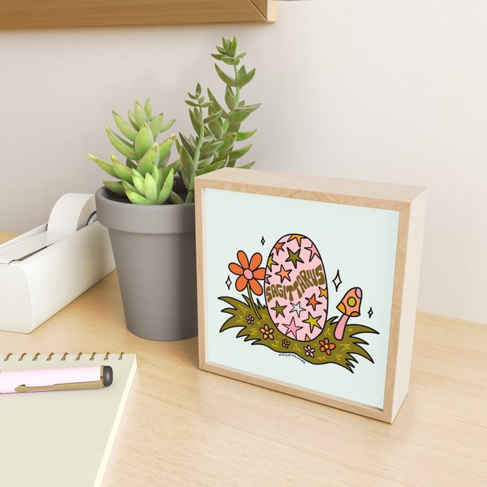 Sagittarius Easter Egg Mini Art Print Gallery Image 2