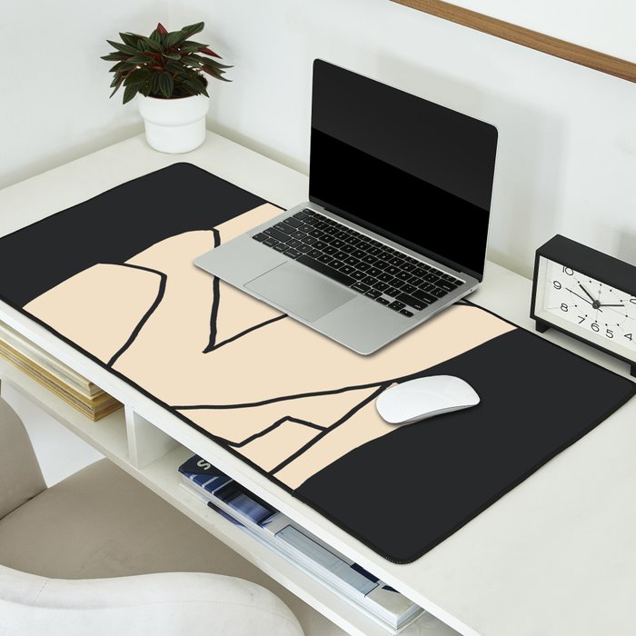 Abstract line art 2/1 Desk Mat Gallery Image 2