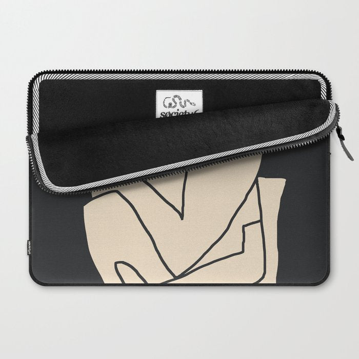 Abstract line art 2/1 Laptop Sleeve Gallery Image 2