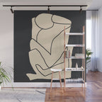 Abstract line art 2/1 Wall Mural Gallery Image 1