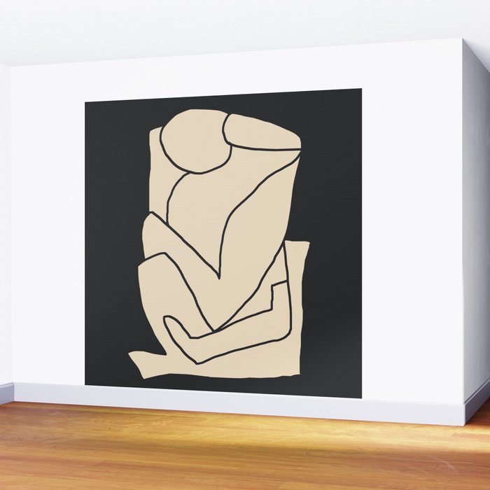 Abstract line art 2/1 Wall Mural Gallery Image 2