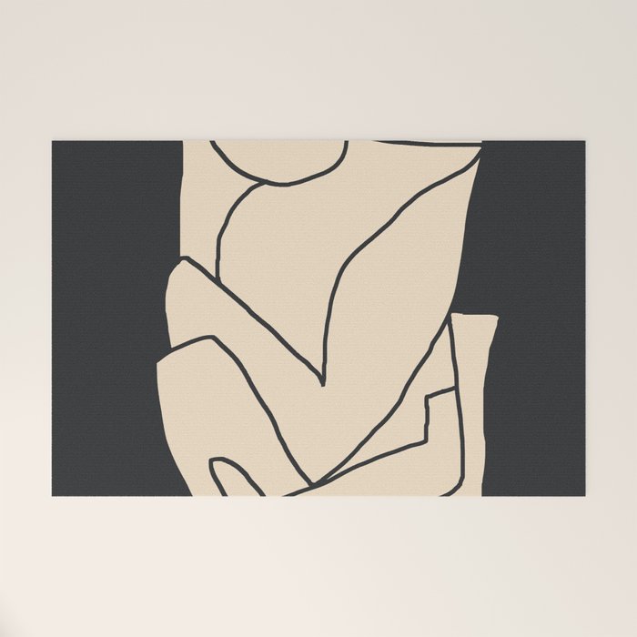 Abstract line art 2/1 Welcome Mat Gallery Image 1