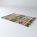 Talavera Mexican Tile - Blush & Sage Palette Rug Gallery Image 3
