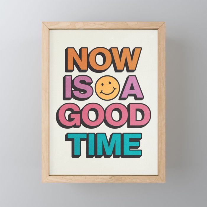Now Is A Good Time Mini Art Print Gallery Image 1