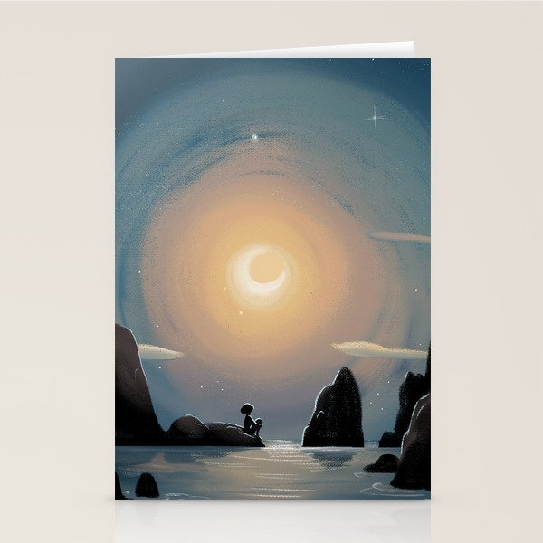 Crescent Moon Stationery Card Gallery Image 2