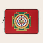 Sri Yantra colored Laptop Sleeve Gallery Image 1