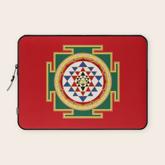 Sri Yantra colored Laptop Sleeve Gallery Image 1