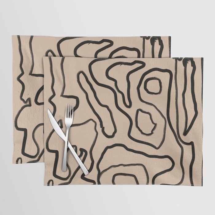 Abstract line art 161 Placemat Gallery Image 1
