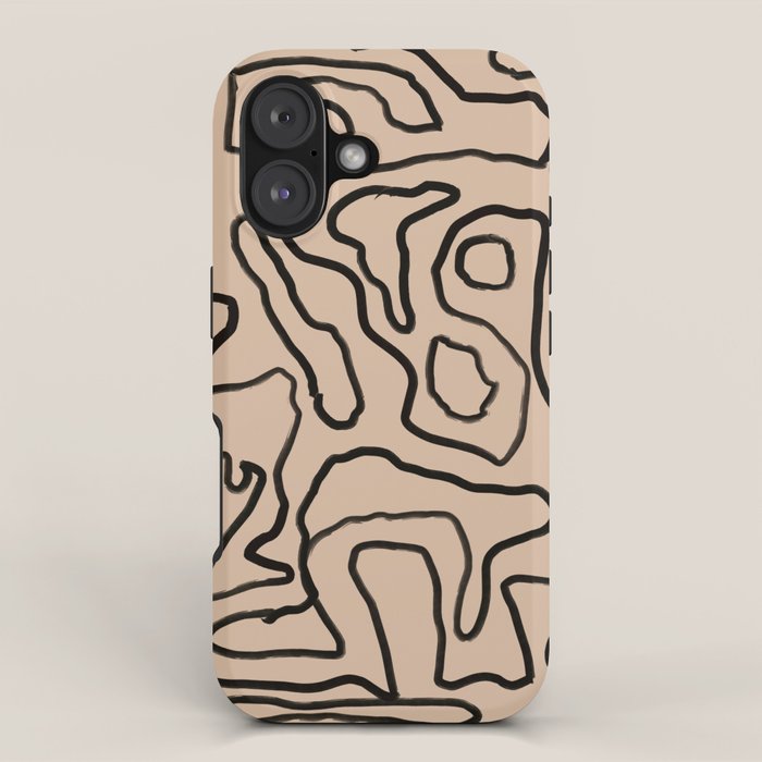 Abstract line art 161 iPhone Case Gallery Image 1