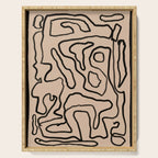 Abstract line art 161 Serving Tray Gallery Image 1