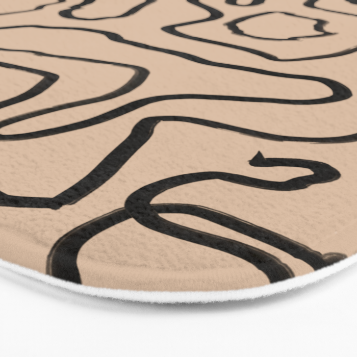 Abstract line art 161 Bath Mat Gallery Image 3