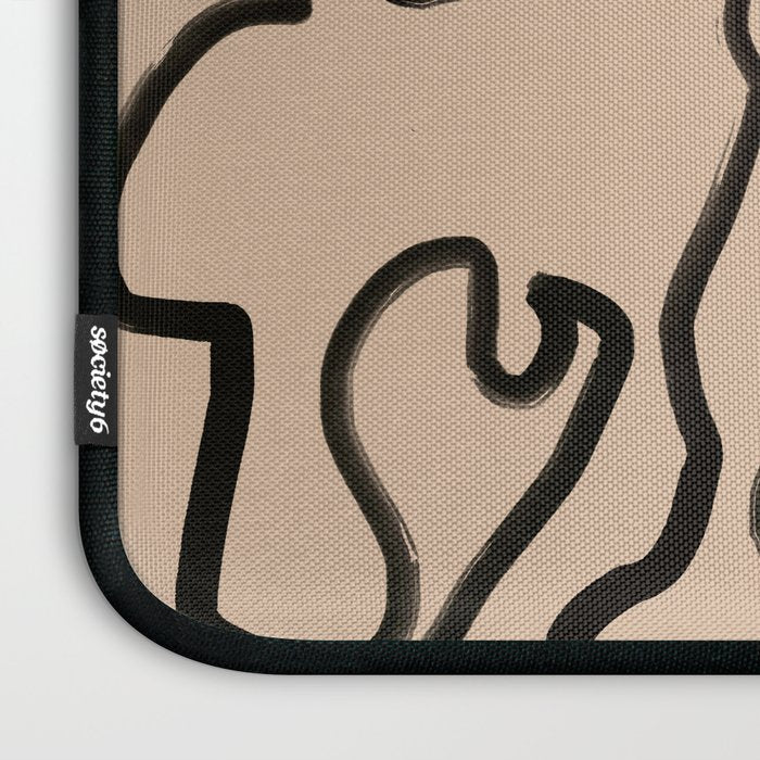 Abstract line art 161 Laptop Sleeve Gallery Image 3