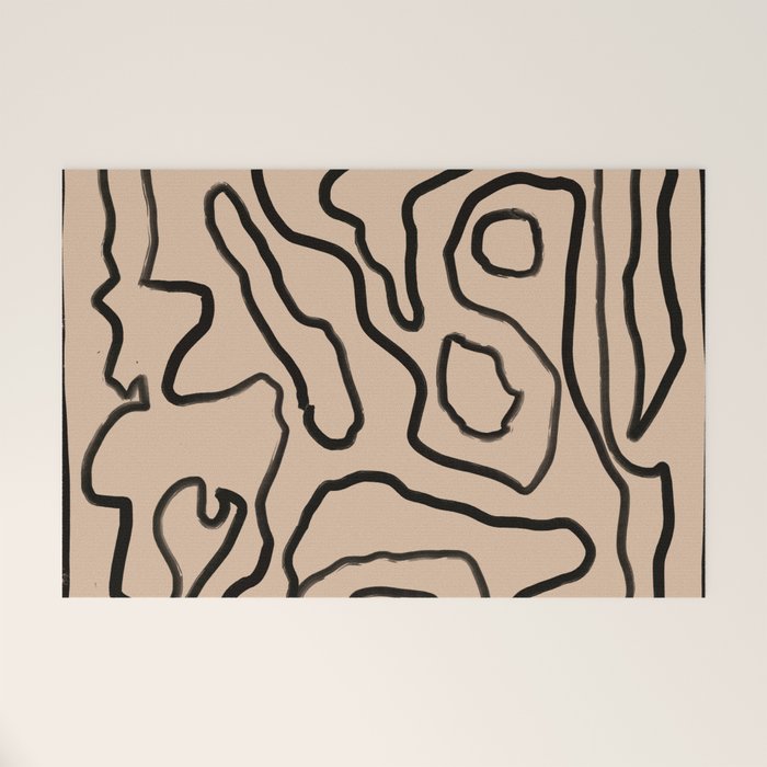 Abstract line art 161 Welcome Mat Gallery Image 1