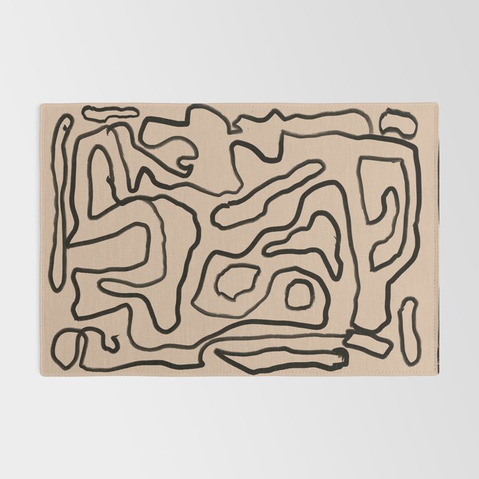 Abstract line art 161 Rug Gallery Image 2