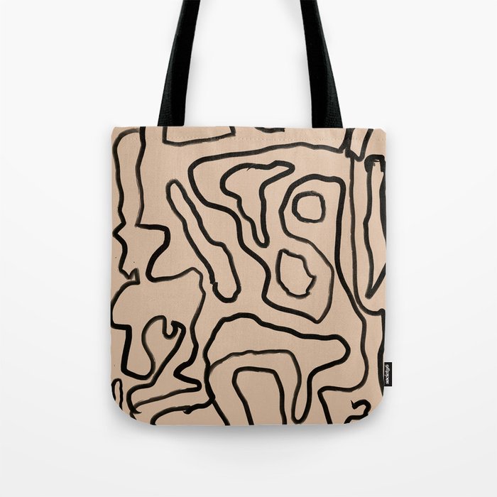 Abstract line art 161 Tote Bag Gallery Image 1