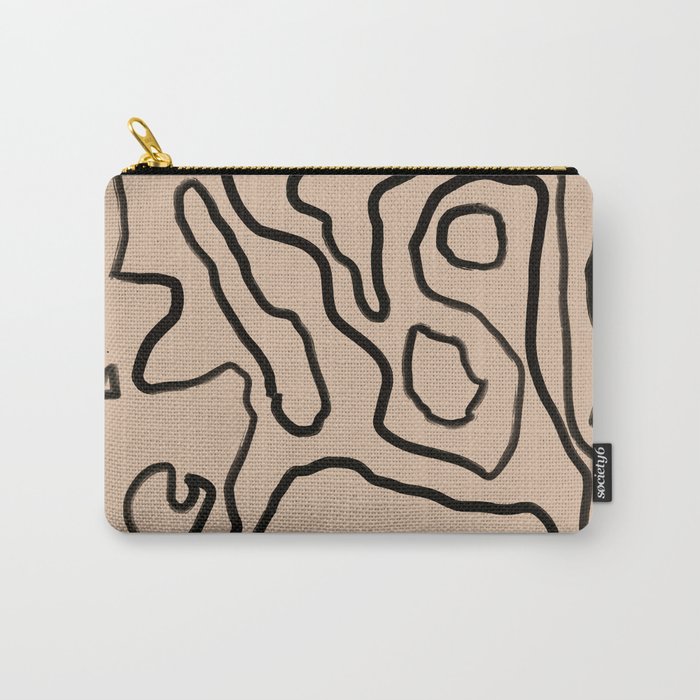 Abstract line art 161 Carry All Pouch Gallery Image 1