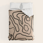 Abstract line art 161 Comforter Gallery Image 6
