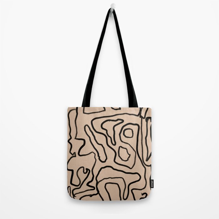Abstract line art 161 Tote Bag Gallery Image 2