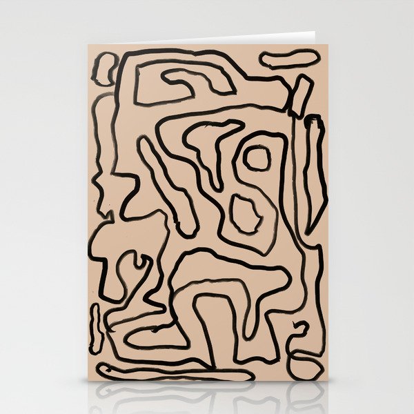 Abstract line art 161 Stationery Card Gallery Image 1