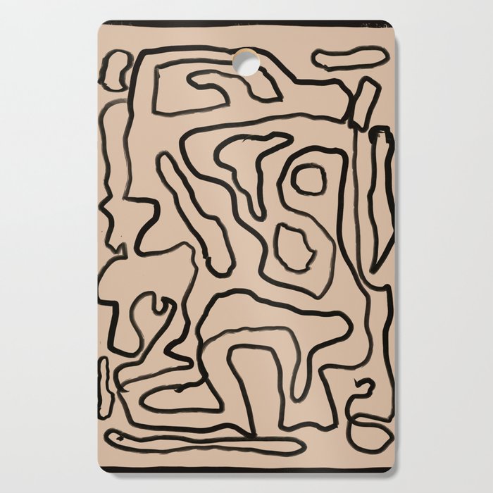Abstract line art 161 Cutting Board Gallery Image 1