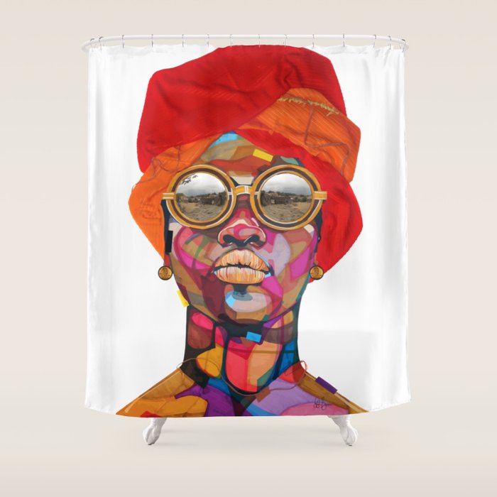 Reflection Shower Curtain Gallery Image 1