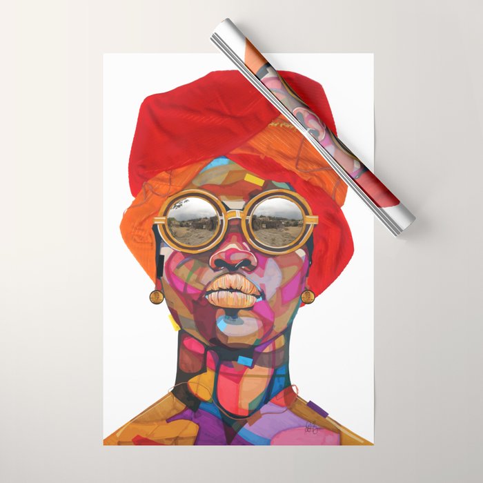 Reflection Wrapping Paper Gallery Image 1