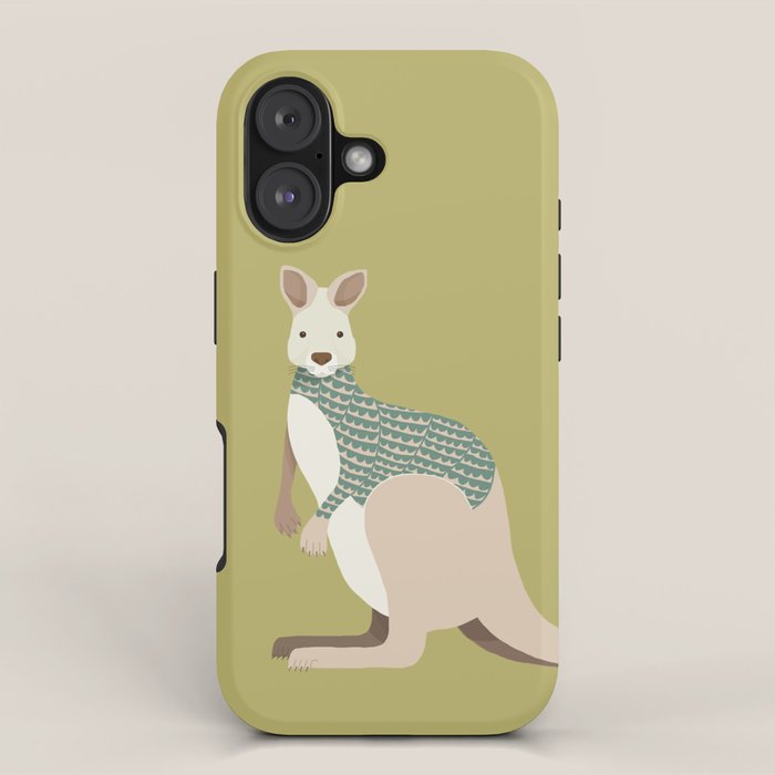 Whimsical Kangaroo iPhone Case Gallery Image 1