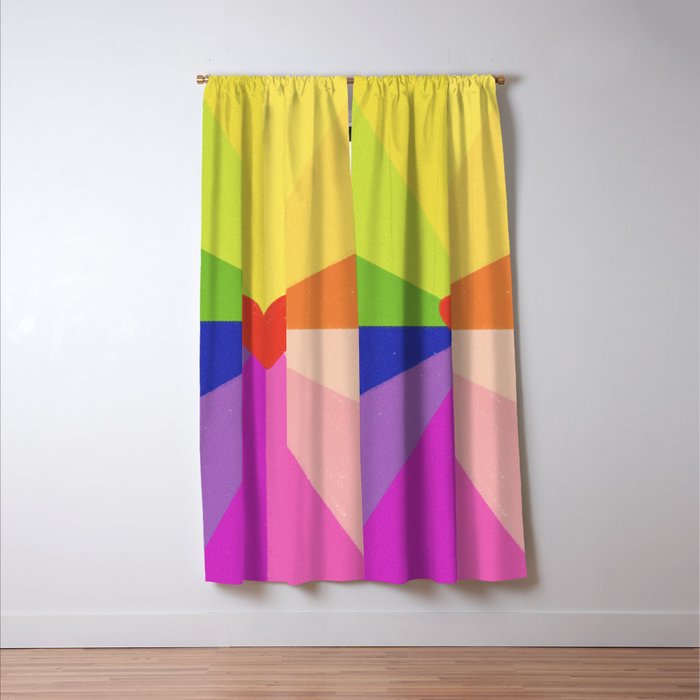 Rainbow Window Curtain Gallery Image 3