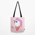 Festival Cowboy Great Dane Dog  Tote Bag Gallery Image 2