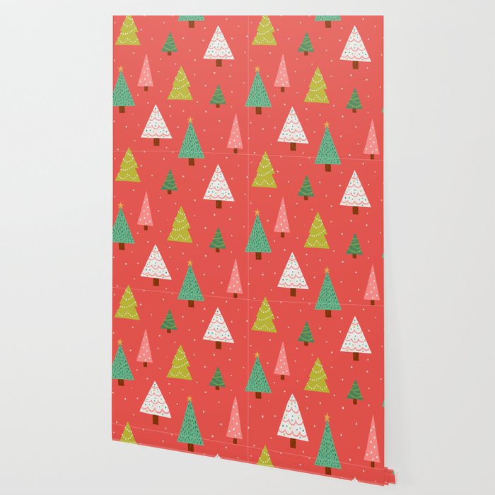 Holly Jolly Trees Wallpaper Gallery Image 2