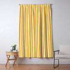 STRIPES - 07 - Goldenrod Window Curtain Gallery Image 5