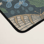 Heritage Wildflower Garden on Dark Blue Desk Mat Gallery Image 4