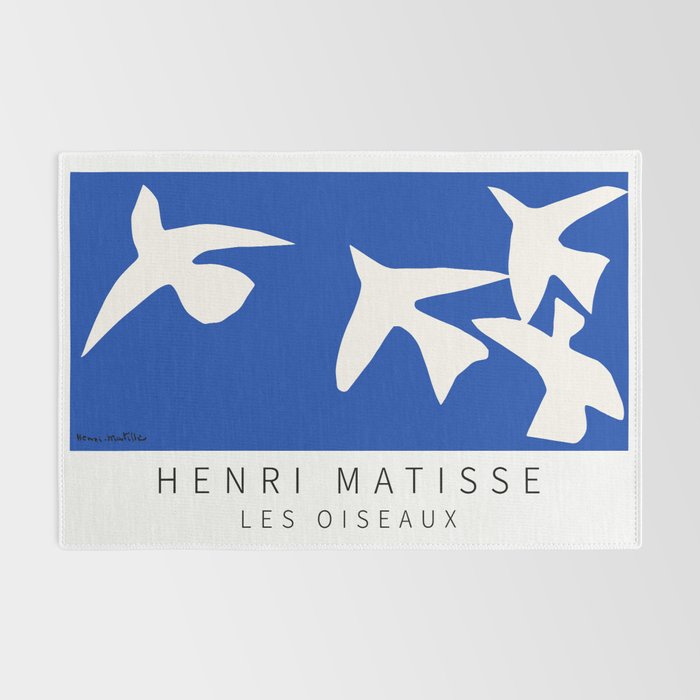 Henri Matisse - Les Oiseaux (The Birds) 1947 Artwork Reproduction Rug Gallery Image 2